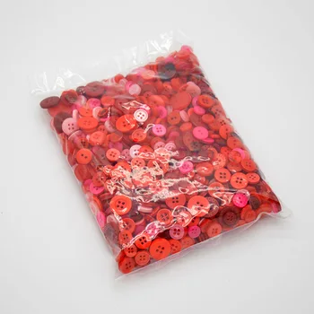 1 Пакет Цветни Кръгли Пуговица от Смола, Красиви Копчета с Кръгла Дупка за Шиене, за Дрехи, за Scrapbooking, Аксесоари за вашия интериор 