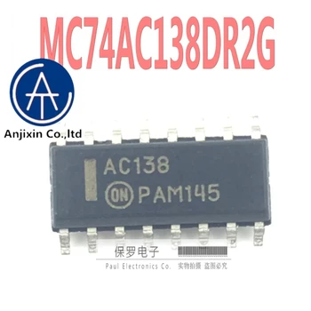 10шт 100% оригинален и нов логически чип MC74AC138DR2G ситопечат AC138 AC138G СОП-16 в наличност