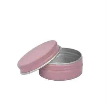 15 г розова алуминиева банка гърне лидице бутилка контейнер за устни гел балсам за очи крем хидратиращ крем-сенки за очи изкуство на ноктите, грижа за кожата опаковка