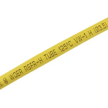 3,5 мм x 200 метра Жълт Ръкав Свиване тръба Съотношение 2:1