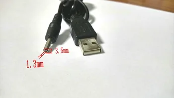 50шт 1,2 М Кабел USB 2.0-3.5 mm 1,3 mm Штекерный Жак За Лаптоп 5 vdc Нова