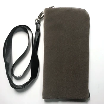 6.5 Подходящ за множество модели телефони светкавица виси на шията на тъканта, чанта силиконов калъф за зареждане съкровище защитен калъф чанта за съхранение