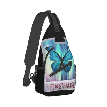 Life Is Strange Пеперуда Снимка Отличителни Чанти За Жени пеперуда Пътна Чанта На Рамото Сладък Дизайн Малка Чанта Ученически Улични Чанти Прашка