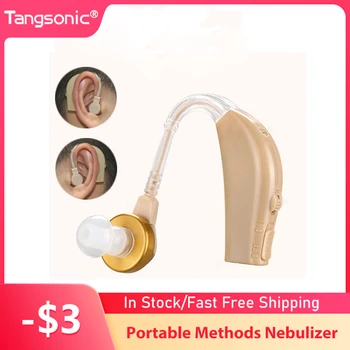 Tangsonic BTE Слухови Апарати За Глухи Мъже Глухота Възрастни Възрастни Жени Зрели USB Акумулаторна Усилвател на Звука намаляване на шума