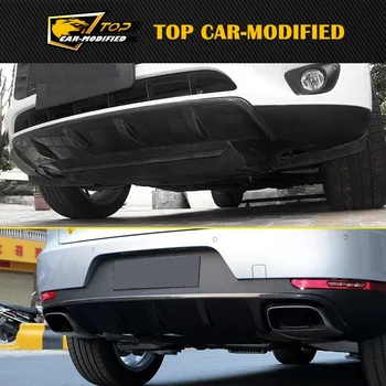 Безплатна доставка TOP Car-модифицирана предна и задна накладка от въглеродни влакна за porsche macan (2014'up)