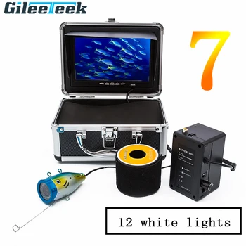 Висока Резолюция на 7-инчов LCD Монитор Подводна Риболовна Помещение/монитор с 24 Бели Led Рыболокаторами Преносим WF01A IP68 Водоустойчив