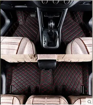 Високо качество на тепиха! Поръчка на автомобилни стелки за Toyota Avalon 2017-2012 водоустойчив трайни килими за Avalon 2016, Безплатна доставка