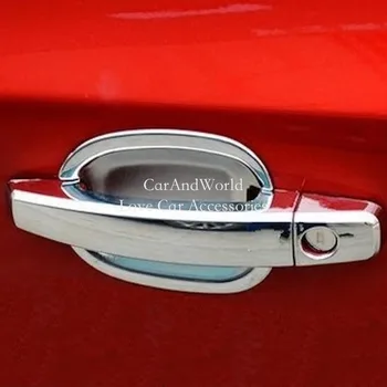 Външна Врата копчето на Кутията Врата Купа Рамка, Декоративни Апликации За Chevrolet Captiva 2009-2016 ABS Хромирани Аксесоари За стайлинг на Автомобили