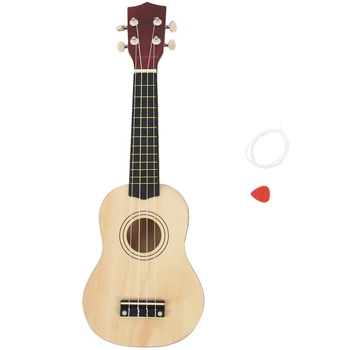 ГОРЕЩА 21 Инча Сопрано ukulele Ukulele 4 Струни ukulele Уке + Музика + Невротрансмитер За Начинаещи Детски Подарък