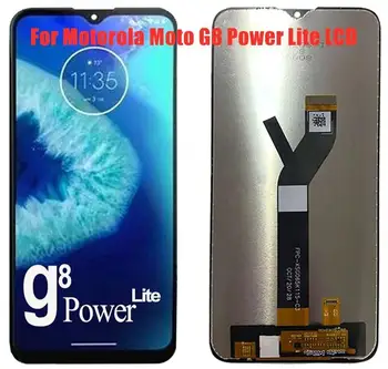 За Motorola moto g8 power lite LCD дисплей за мобилен телефон, оригинални LCD екран, чувствителен на допир екран с рамка, за Moto g8 power lite LCD дисплей