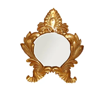 Класическа декоративна огледална рамка във формата звезден хотел икона, Елегантна нерегулярная огледална рамка за грим