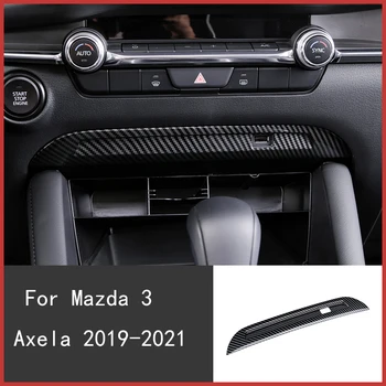 Кола на Централното Управление на USB Декоративна Рамка Промяна на Интериора на Кутията Накладки за Mazda 3 Axela 2020 2021 2019 Автомобилни Аксесоари