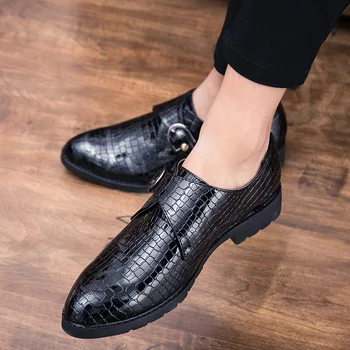 Мъжки обувки, Нова Мода Висококачествени Кожени обувки без Шнур Ръчно изработени, Ежедневни Вечерни Стилни Лоферы, мъжки Обувки, Zapatos De Hombre