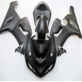 напълно черни комплекти обтекателей, НОВИ ГОРЕЩИ висококачествени нови Обтекатели за мотоциклет ZX6R 2005 2006 ninja 636 05 06