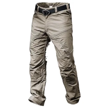 нови широки тактически панталони, мъжки утягивающие армейските панталони за тренировки, водоустойчив пролетно-есенни работни панталони за улици