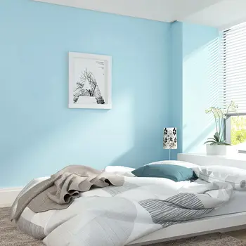 Средиземноморската детска стая момче чист пигментоза цвят светло синьо-зелено модерен договор нетъкан материал спалня хол тапети