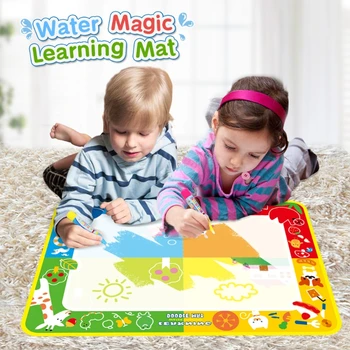 Цветни Подложки за многократна употреба, за деца, Обучение, практически и изразителни Способности, Тренировка на поведението на Децата, Играчка за писане Вода